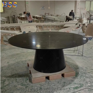 Large Round Conference Table, Aritificial Marble Office Round Table