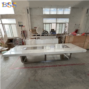 Marble Conference Table Ideas Fancy 12 Foot Rectangle Shape