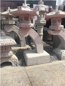 Granite G633 Japanese Lantern Stone Park Lantern For Temple