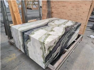 Luxury Green Marble Coffee Table Stone Dedalus Art Furniture
