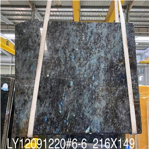 New Arrival 18MM Polished Labradorite Blue Granite Slab