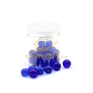 Clear Blue Vase Filler Glass Marble Balls For Kids