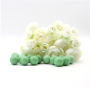 Green Vase Filler Glass Marble Balls For Kids