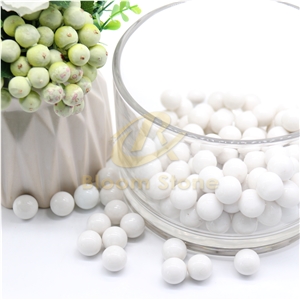 White Vase Filler Glass Marble Balls For Kids