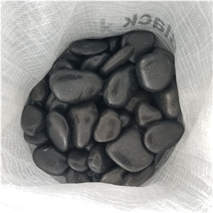 A Grade Polished Black Pebble