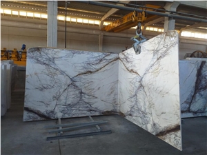 Golden Lilac Marble Slabs