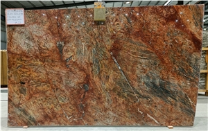 Iron Red Granite Slabs