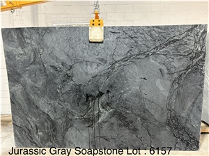 Jurassic Gray Soapstone Slabs (6157)