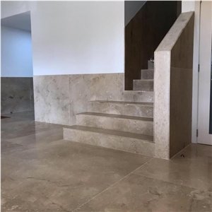 Gris Zarci Marble Stair Steps And Risers