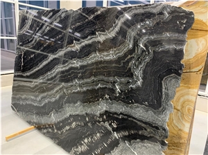 Agata Black Granite Slabs