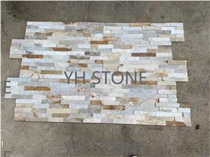 Beige Natural Stacked Stone Veneer Wall Panels
