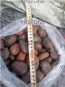 Natural Red Pebble Stone