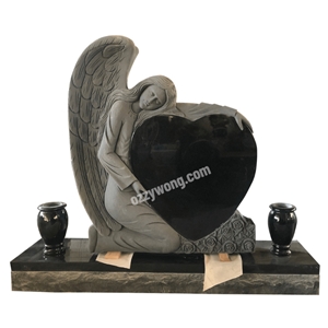 American Heart Angel Black Monument 01
