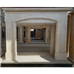 Hot Sale Carrara White Marble Fireplace Surrounds