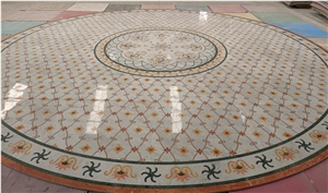 Luxury House Decor Floor Pattern Tiles Marble Medallion