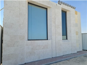 Omani Delicate Beige Marble Wall Cladding Façade & Flooring