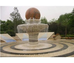 Sculpture Modern Outdoor Garden Water Fountain For Sale