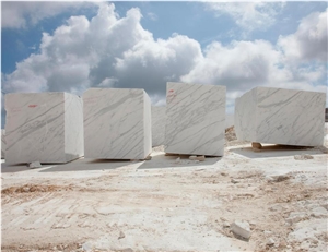 Bianco Statuario Marble Blocks