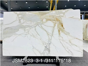 Calacatta Luxury Marble Slab&Tiles For Project