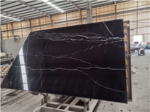 China Nero Marquina Marble Slab&Tiles For Project