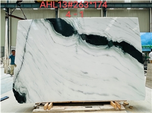 China Panda White Marble Slabs