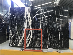 Nero Marquina Select Marble Slab&Tiles For Project