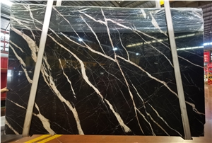Premium Quality Nero Marquina Marble Slab For Project