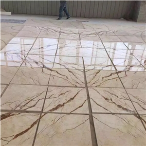 Turkey Crema Sofitel Gold Beige Marble Wall Cladding Tiles