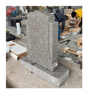 Hot Sales Cheap Upright Tombstone Special Design Cemetery