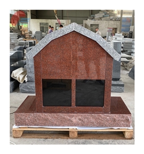 Model Tombstone Mausoleum Granite Cremation Urn Columbarium