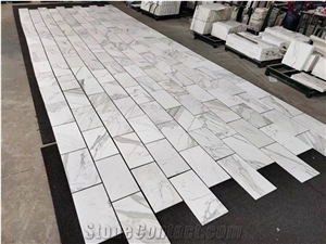 Calacatta White Marble Floor Tiles Wall