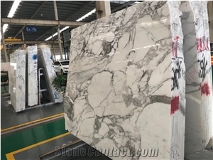 Hot Sale Calacatta Carrara White Marble For Stairs Project
