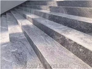 Nero Santiago Granite Steps Stair Riser