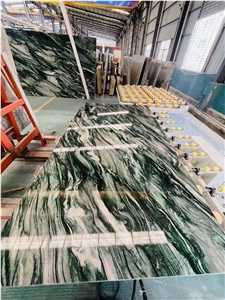 New Cut Polished Lapponia Green Marble