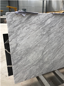 White And Grey Marble Table Top On Sale