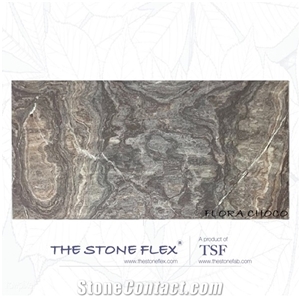 Flora Choco Limestone Ultra Thin Veneer Sheet