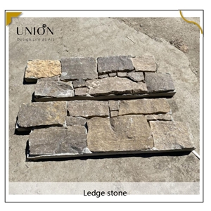 UNION DECO Coffee Brown Stone Wall Cladding Landscape Stone