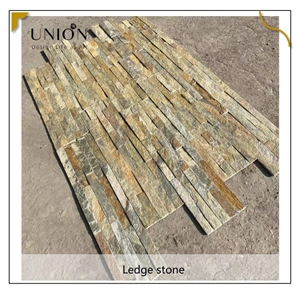 UNION DECO Natural Quartzite Rusty Wall Stacked Stone Tiles