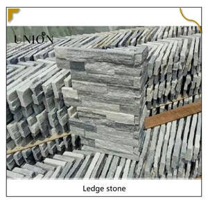 UNION DECO Thin Wall Tile Quartzite Stone Wall Ledger Panel