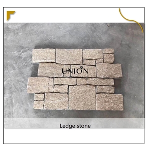 UNION DECO Tiger Skin Granite Wall Cladding Ledger Stone