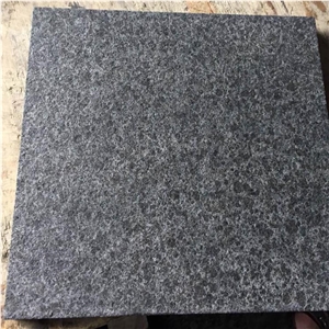 G684 Black Granite Flamed Pavement Tiles