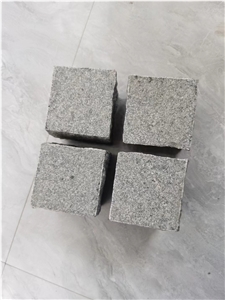Sd G654 Black Granite Cube Stone Cobbles For Paving