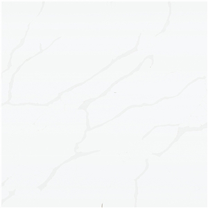 DXQ003 Calacatta White Natural Vein Artificial Quartz Slabs