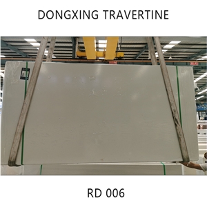 RD006 White Cave Artificial Travertine White Striped Tiles, Slabs
