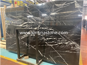 High Quality New Nero Marquina Slab