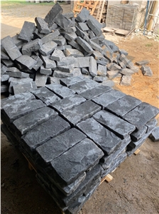 Grey Basalt Tumbled Building Stone, Stone Wall Bricks