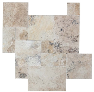 Country Classic Travertine Versailles Pattern Tiles