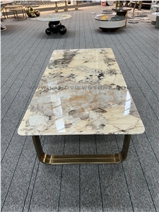 Patagonia Granite Side Table Top With Metal Legs