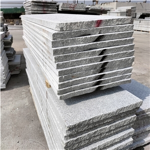 China Bacuo White Granite G603 Light Grey Half Slabs