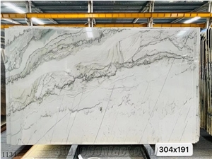Brazil Infinity White Quartzite Polished Project Large Slabs